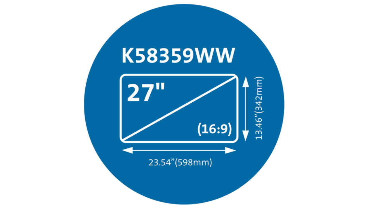 Privacyfilter Kensington MagPro voor 27" monitors 16:9
