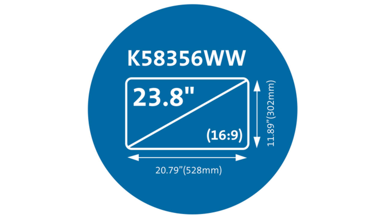 Privacyfilter Kensington MagPro voor 23.8" monitors 16:9