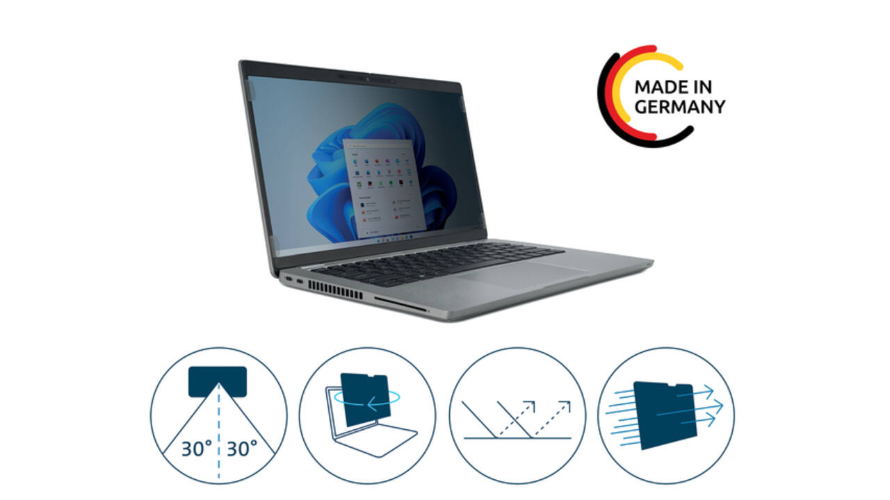 Privacyfilter Kensington 2-weg voor 14" laptops 16:9