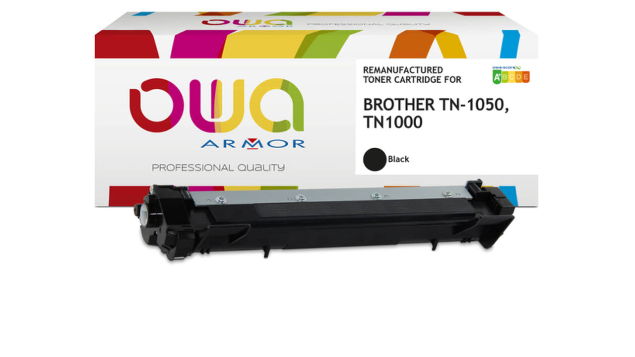 Toner OWA  alternatief tbv Brother TN-1050 zwart jumbo