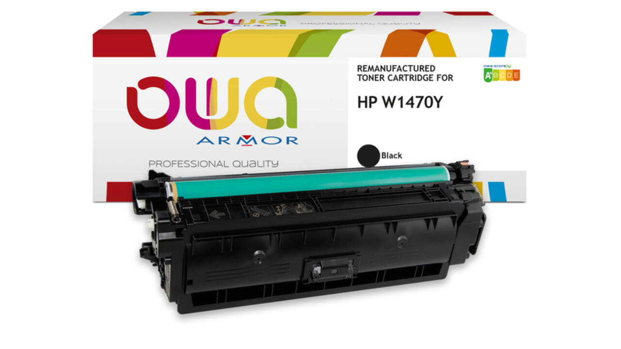 Tonercartridge OWA  alternatief tbv HP W1470Y zwart E