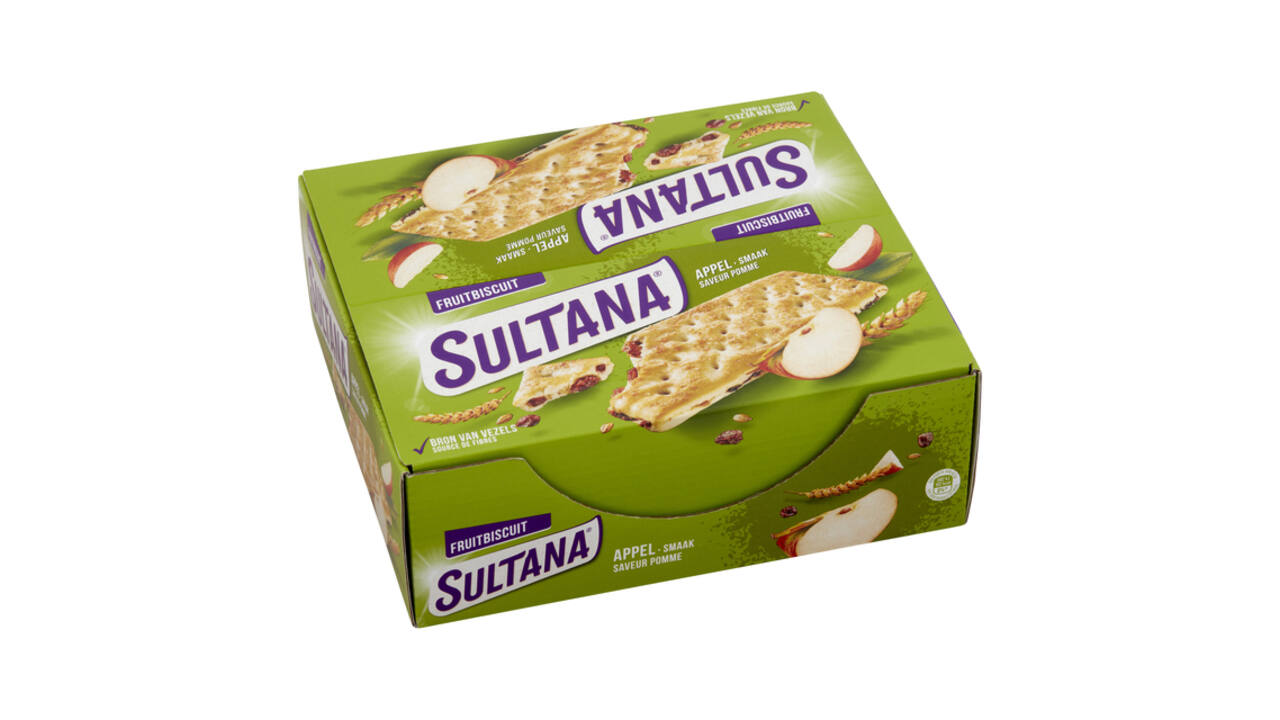 Fruitbiscuit Sultana appel 3-pack