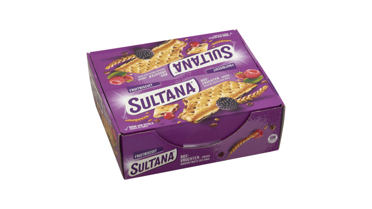 Fruitbiscuit Sultana bosvruchten 3-pack