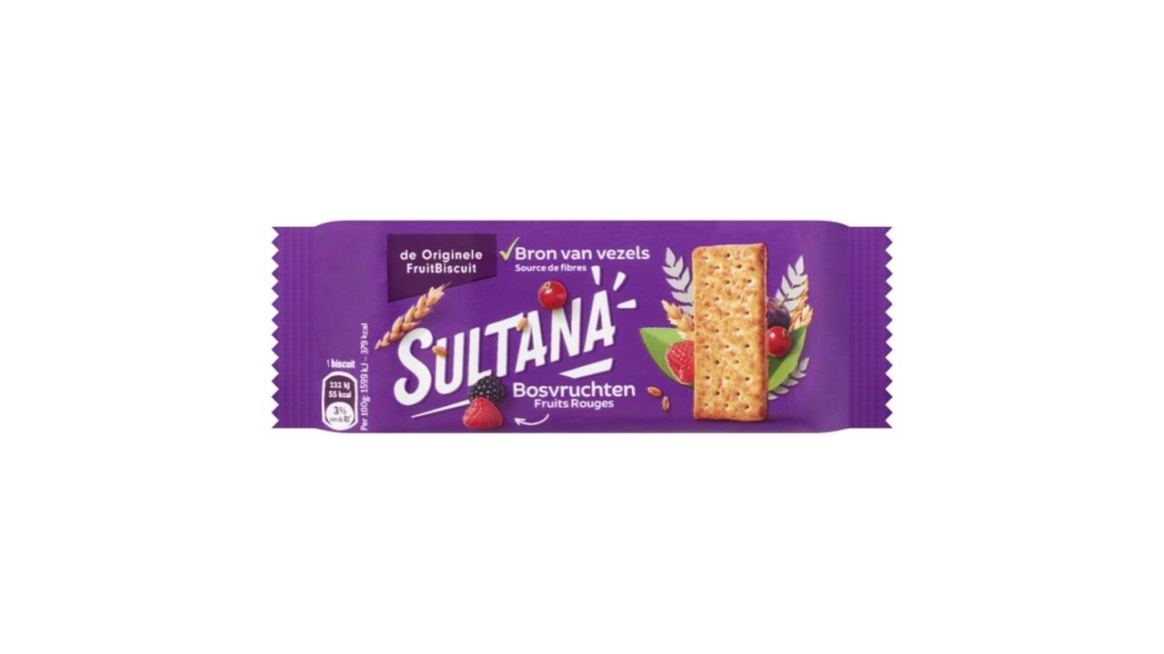 Fruitbiscuit Sultana bosvruchten 3-pack