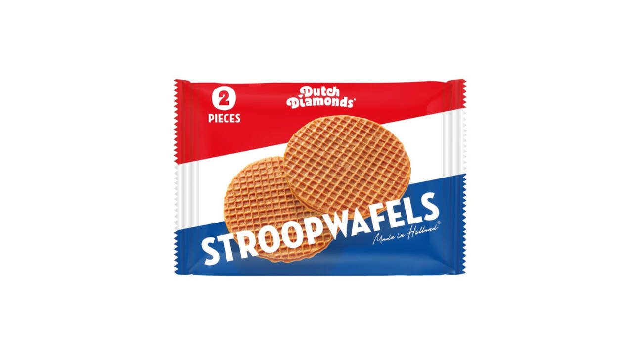 Stroopwafels Dutch Diamonds duopack 80 gram