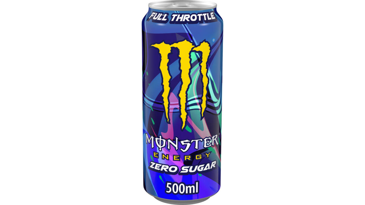 Energiedrank monster full throttle suikervrij blik 500ml