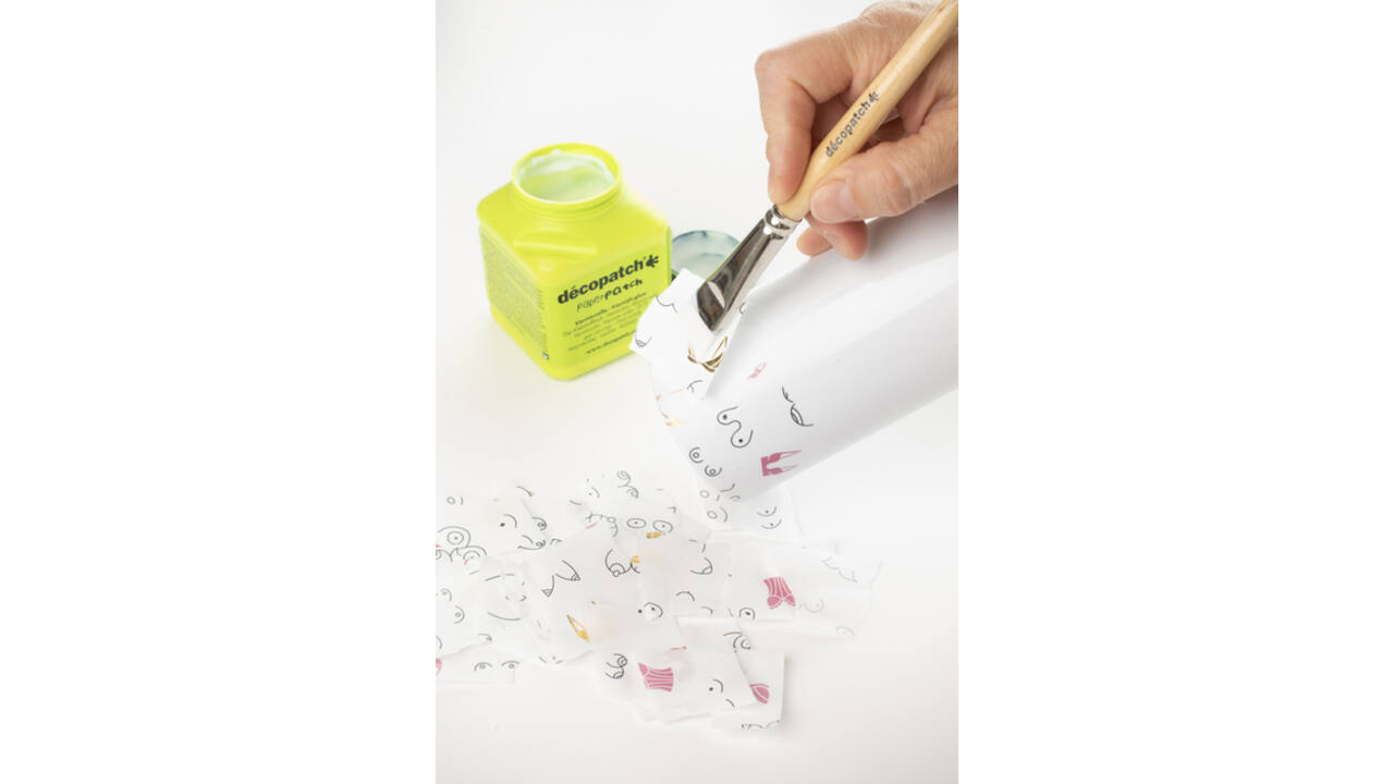 Hobbypapier Décopatch 30x40cm set à 4 vel thema Ode aan de vrouw