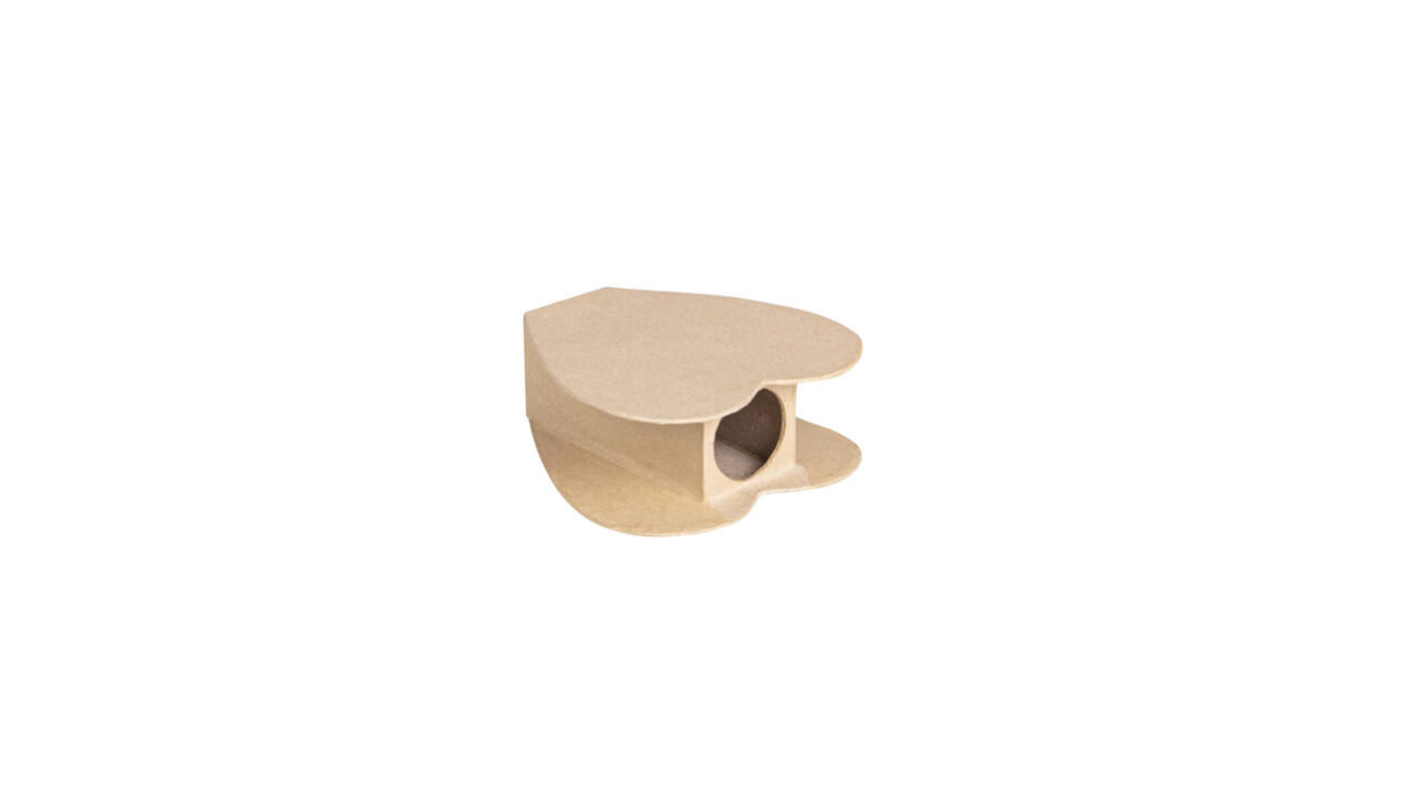 Figuur Décopatch vaas hart waterproof 13x5x13cm