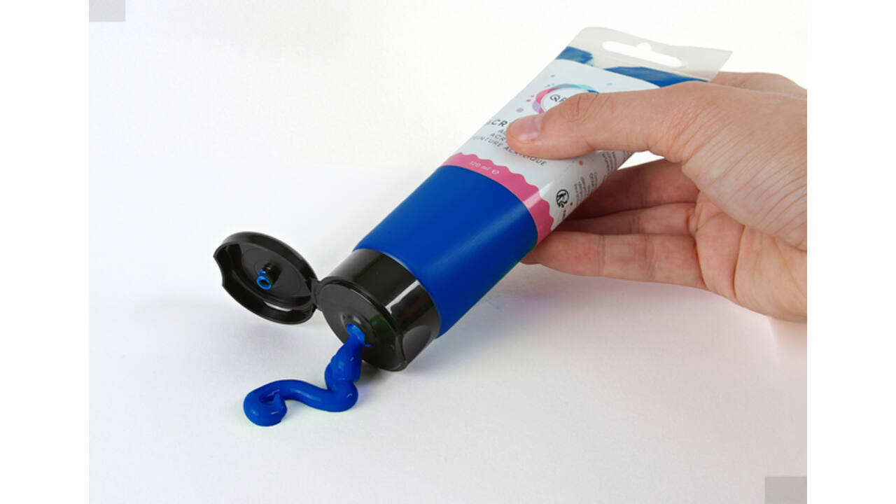 Acrylverf Qrea 120 ml phtalo blauw