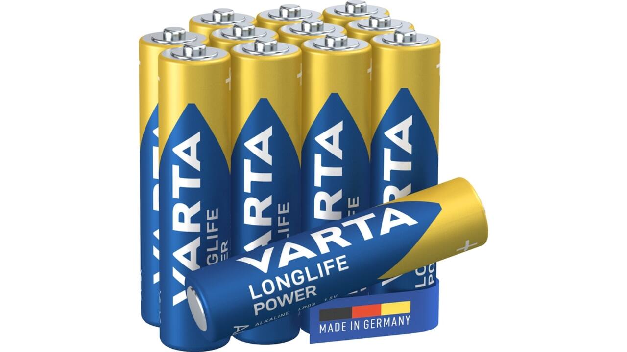 Batterij VARTA Longlife Power 12x AAA