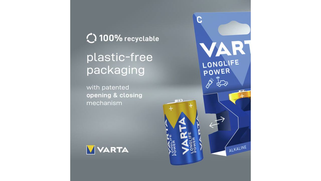 Batterij VARTA Longlife Power 2x C