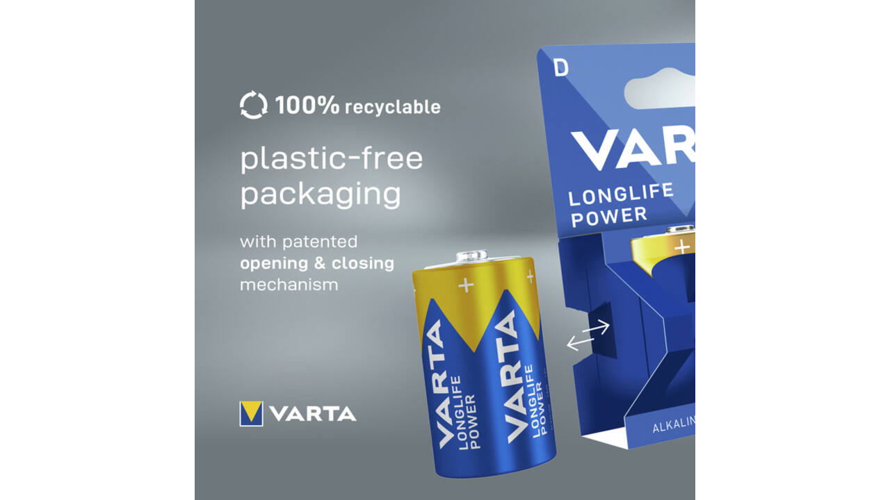 Batterij VARTA Longlife Power 2x D