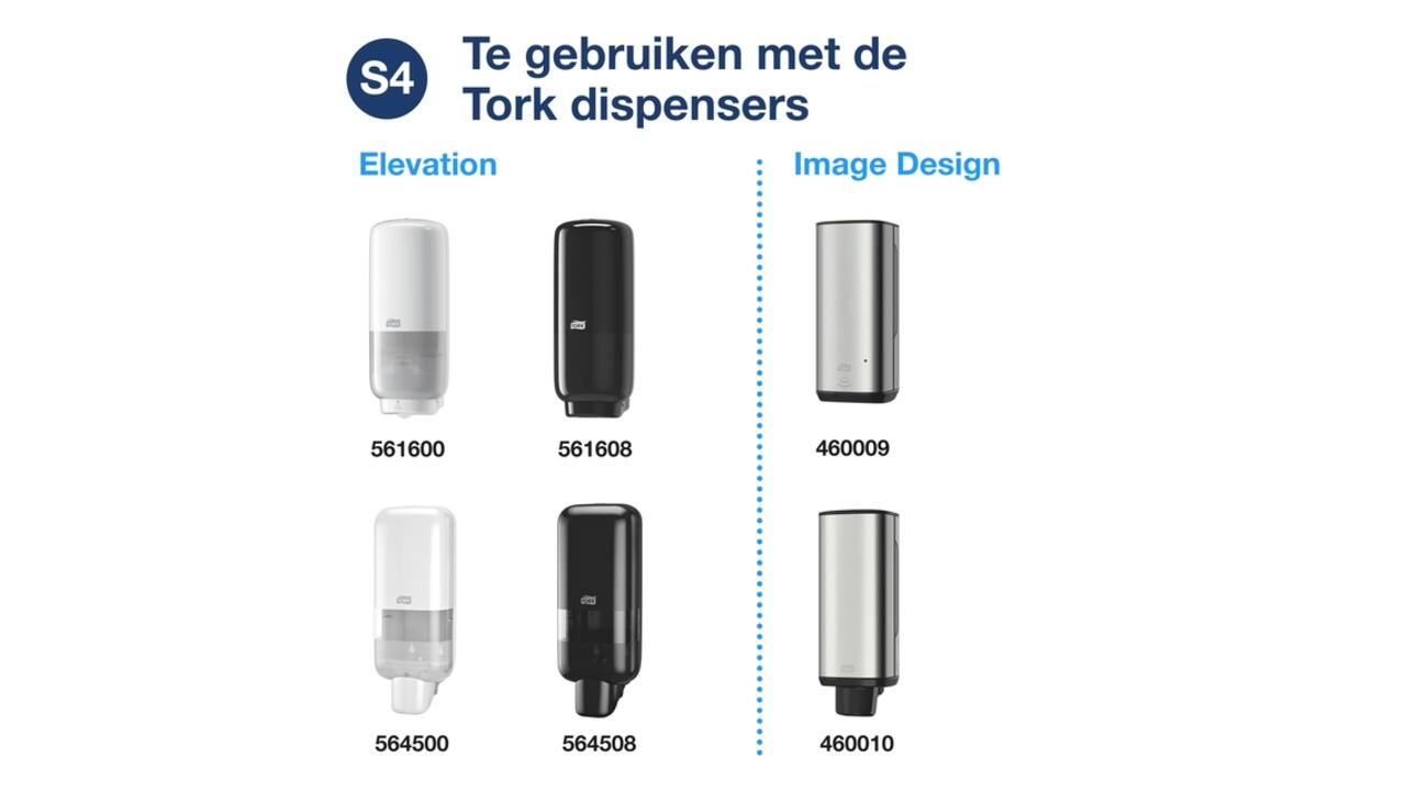 Handzeep Tork S4 Premium vloeibaar 1000ml mild 424501