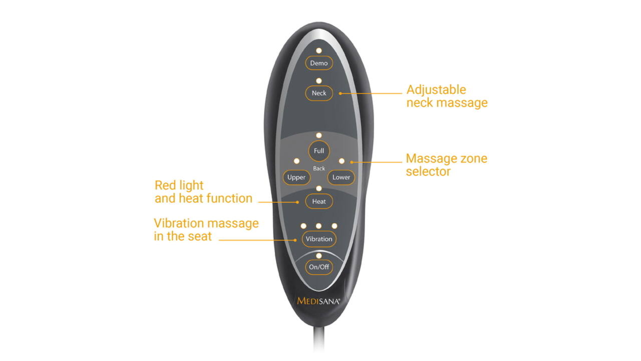 Shiatsu massagekussen Medisana MCN