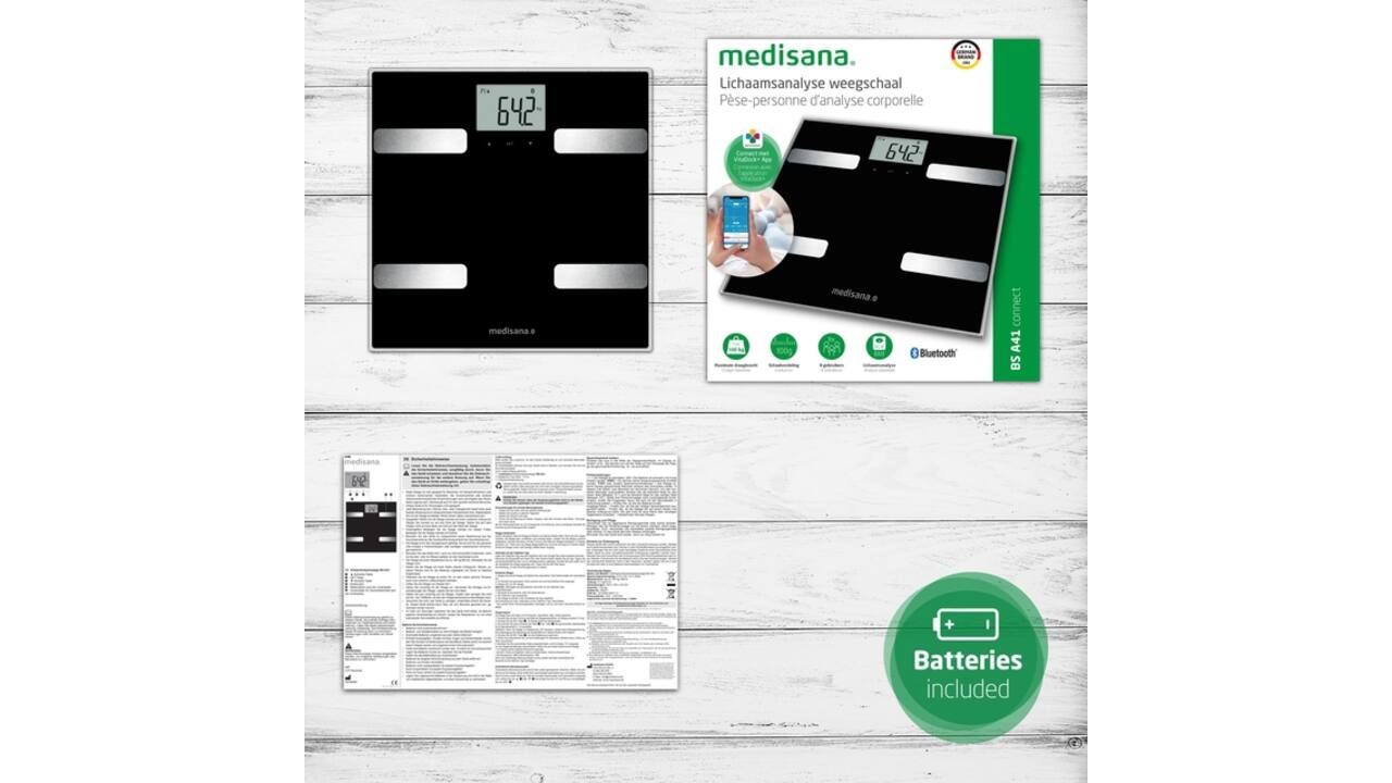 Weegschaal Medisana lichaamsanalyse BSA41 connect