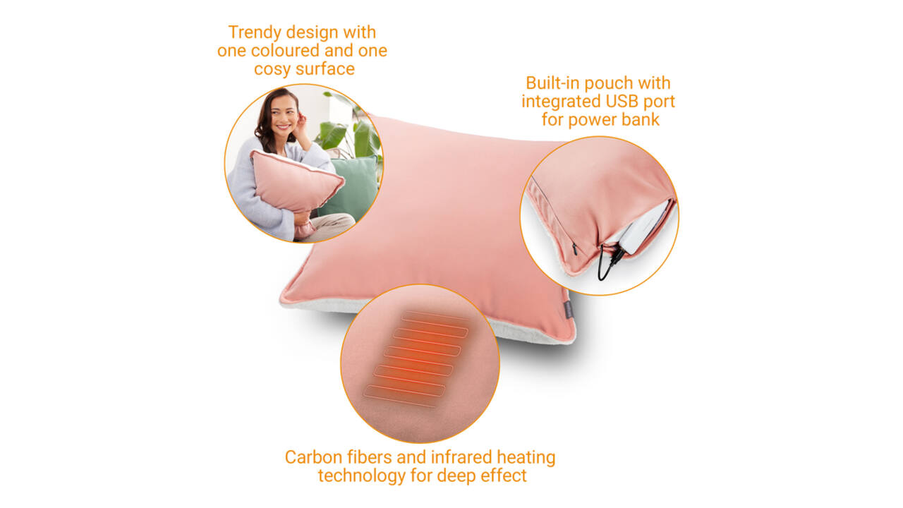 Warmtekussen Medisana HC 100 roze