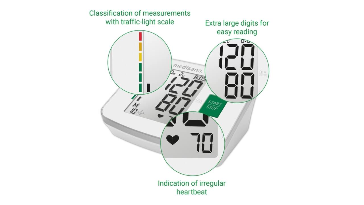 Bovenarmbloeddrukmeter Medisana BU 512
