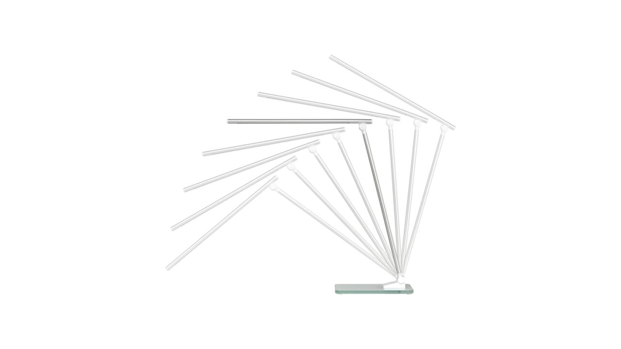 Bureaulamp Unilux Popy led wit