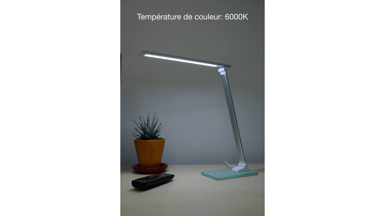 Bureaulamp Unilux Popy led wit