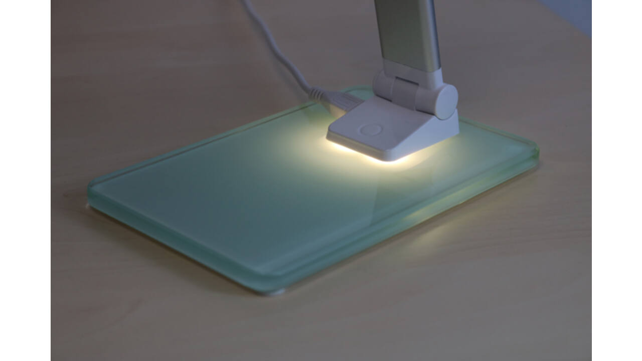 Bureaulamp Unilux Popy led wit