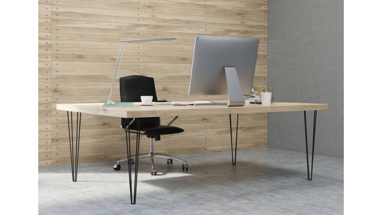 Bureaulamp Unilux Popy led wit