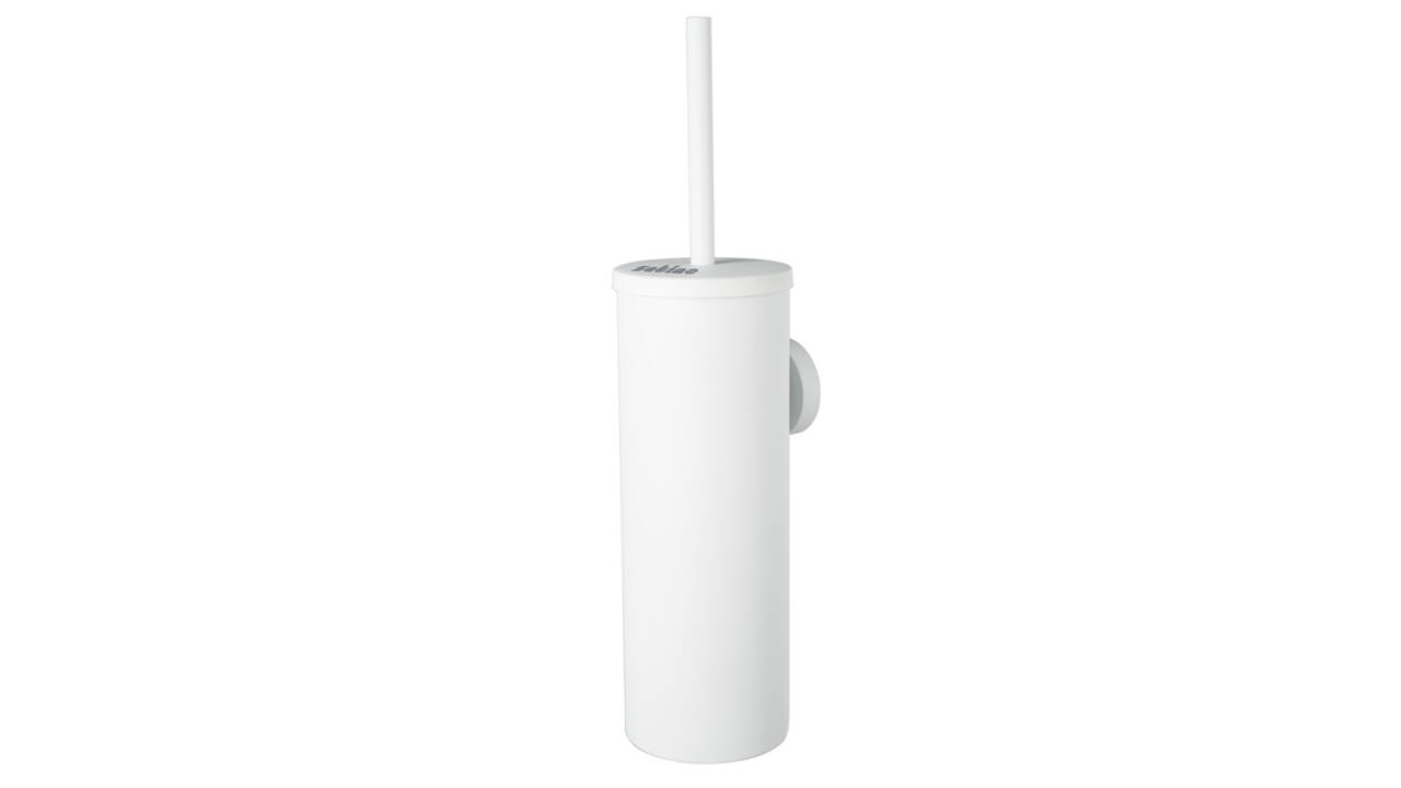 Toiletborstelset Satino metaal wit 332140