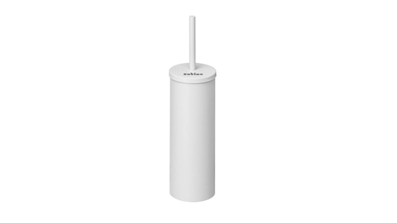Toiletborstelset Satino metaal wit 332140
