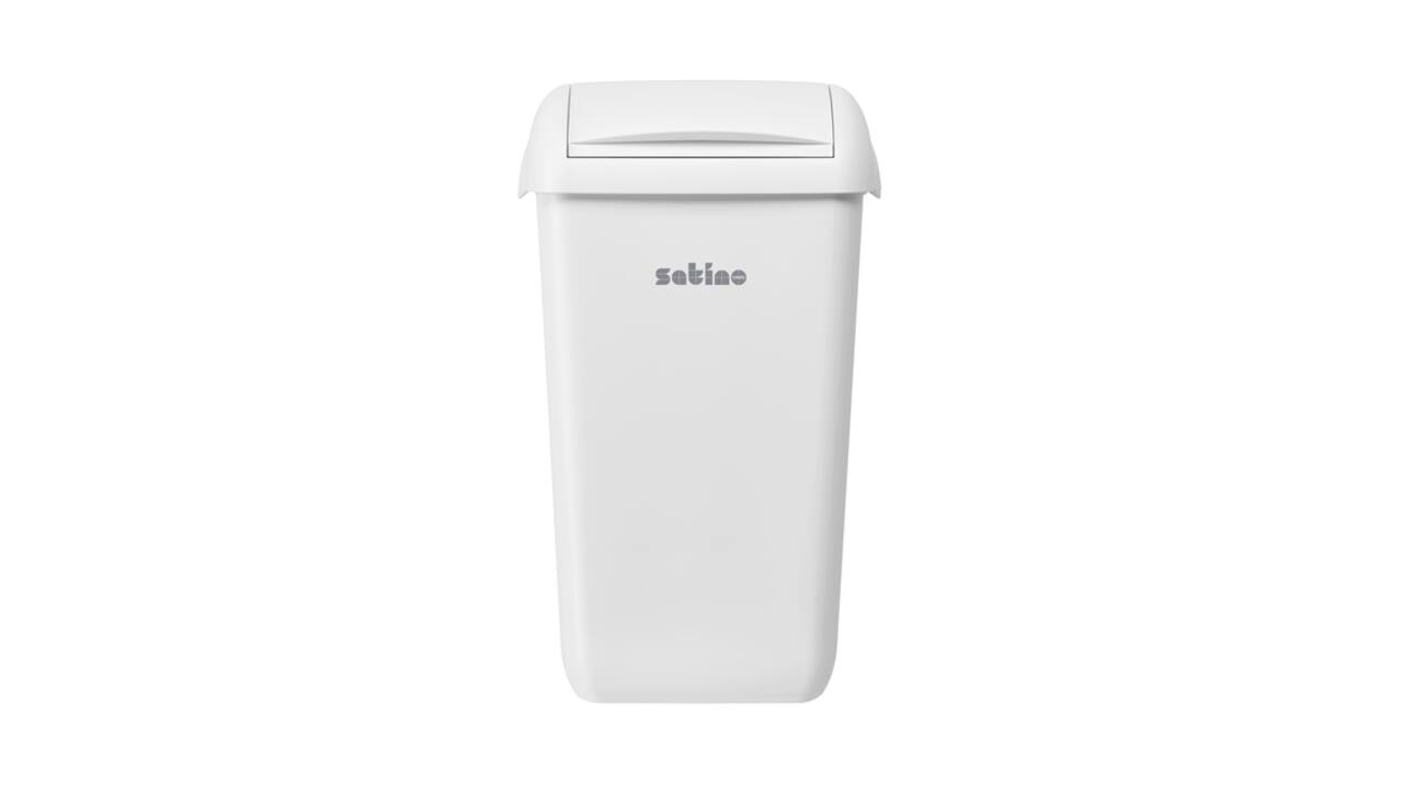 Dameshygiënebak Satino 23 liter wit 332590
