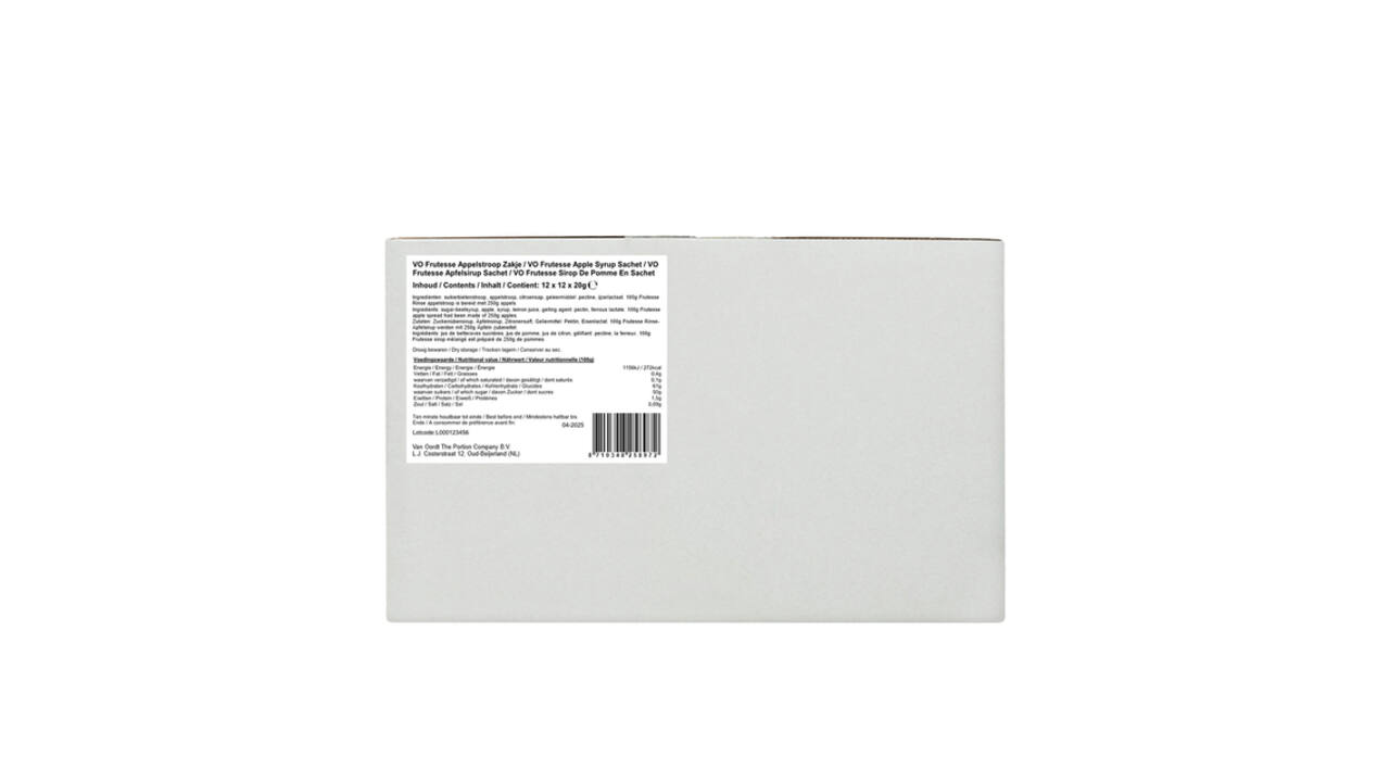 Appelstroop VarieJantjes Frutesse 12x20 gram zakjes