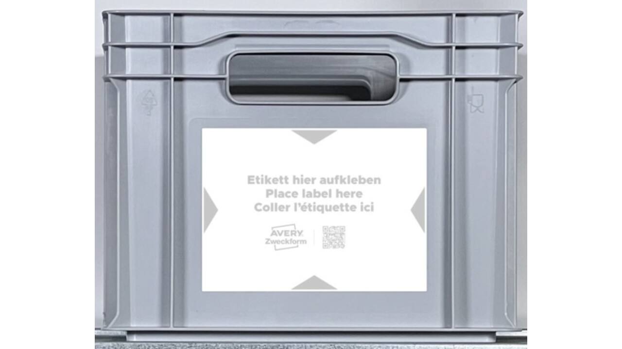 Positioneeretiket Avery 8001 120x80mm bedrukt 20 stuks