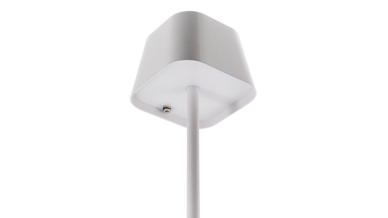 Tafellamp Securit Georgina LED oplaadbaar dimbaar wit
