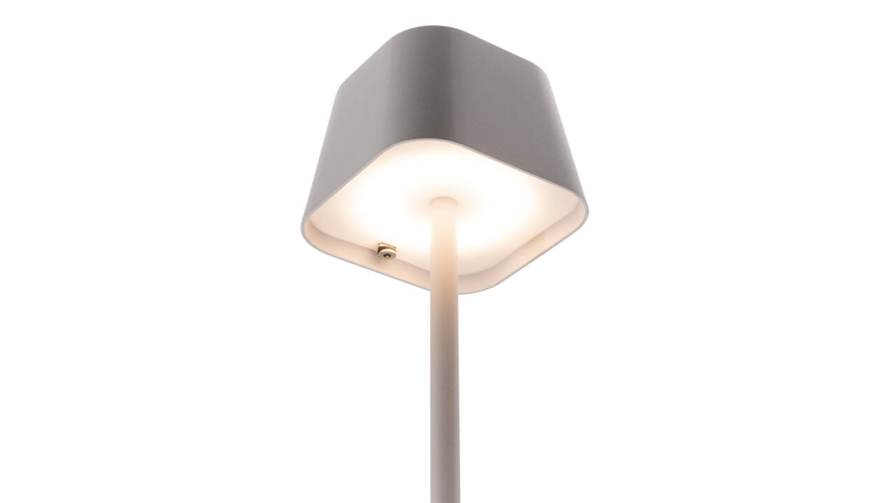 Tafellamp Securit Georgina LED oplaadbaar dimbaar wit