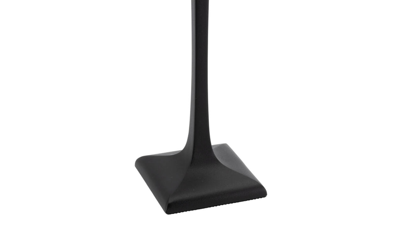 Tafellamp Securit Milano LED oplaadbaar dimbaar taupe-zwart