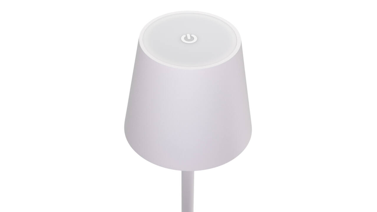 Tafellamp Securit Feline LED oplaadbaar dimbaar wit