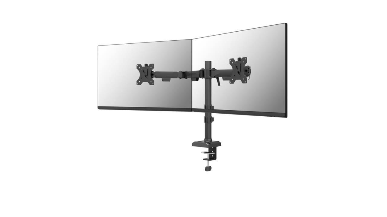 Monitorarm Neomounts NERO dual 10-32" zwart
