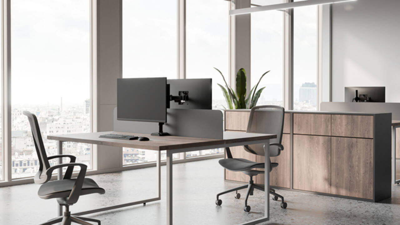 Monitorarm Neomounts NERO single 10-32" zwart