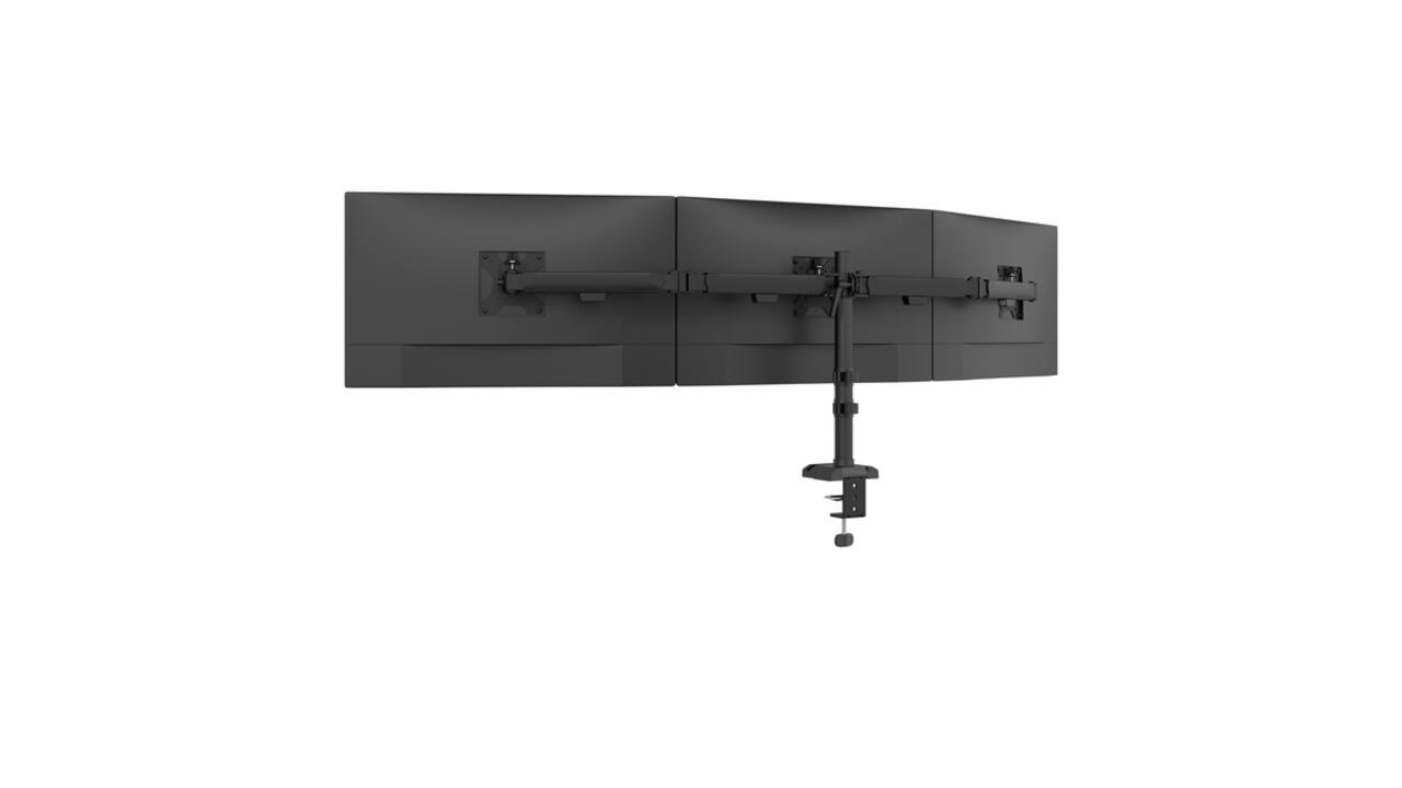 Monitorarm Neomounts NERO triple 17-27" zwart