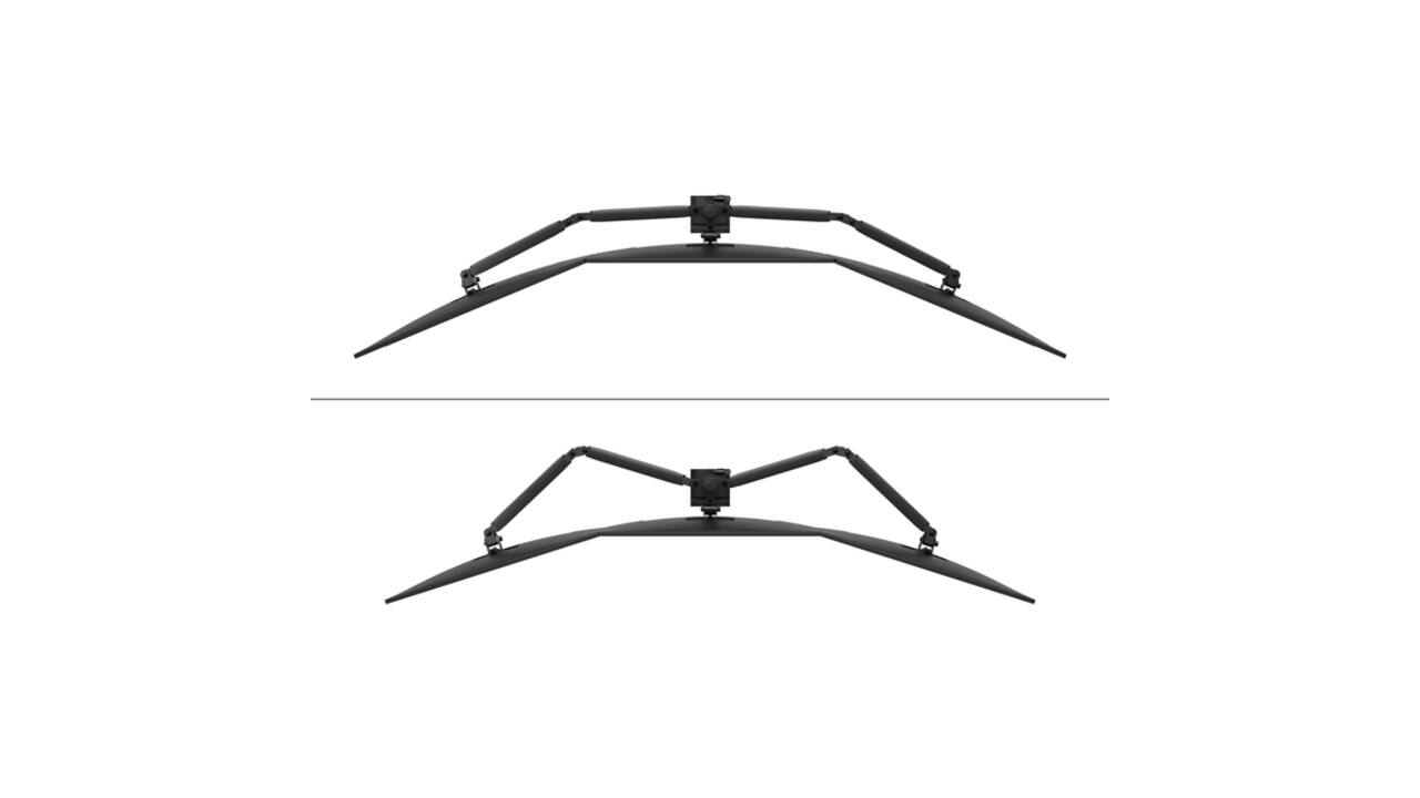 Monitorarm Neomounts NERO triple 17-27" zwart