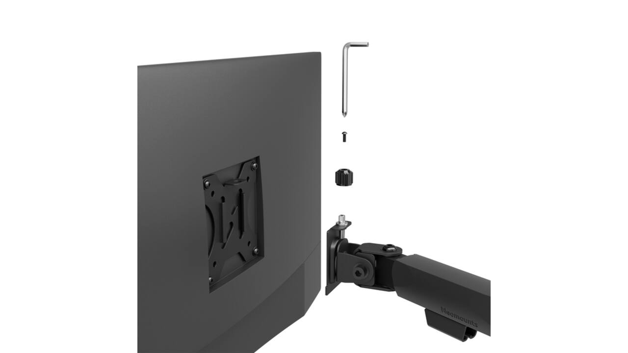 Monitorarm Neomounts NERO triple 17-27" zwart