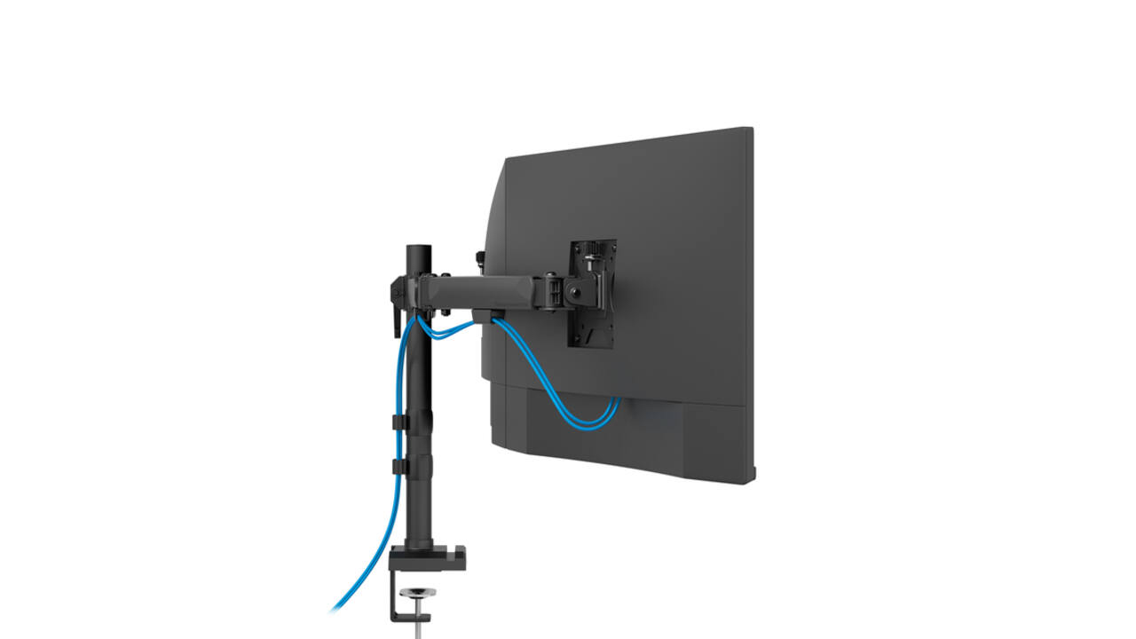 Monitorarm Neomounts NERO triple 17-27" zwart