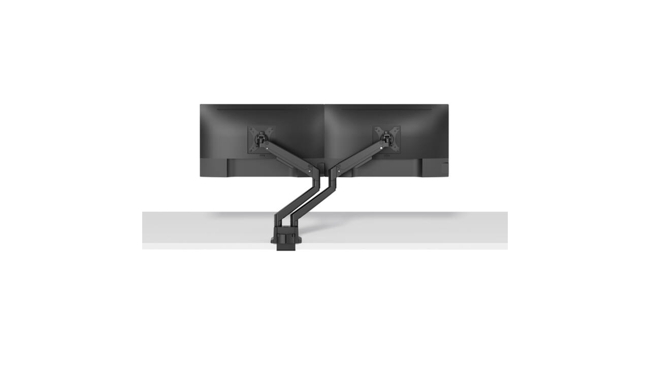 Monitorarm Neomounts NEXT Slim dual 17-32" zwart