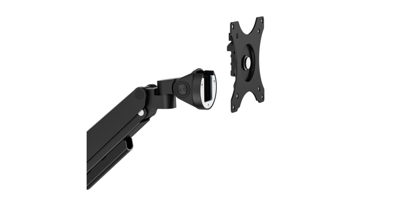 Monitorarm Neomounts NEXT Slim dual 17-32" zwart