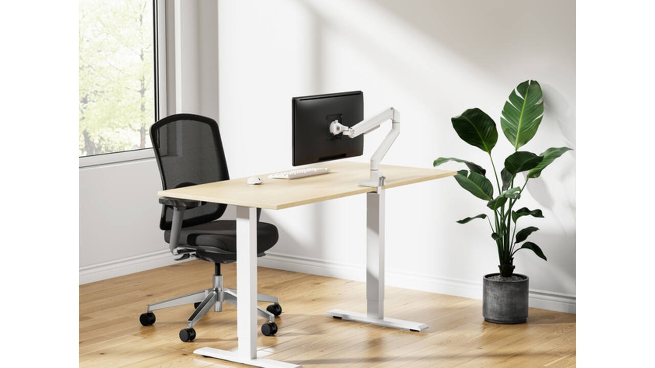 Monitorarm Neomounts NEXT Slim single 17-35" wit