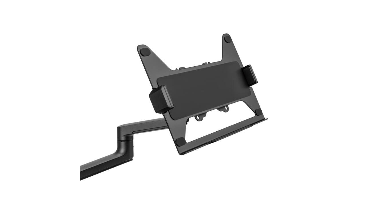 Monitorarm met laptophouder Neomounts NEXT Lite single 17-27" zwart