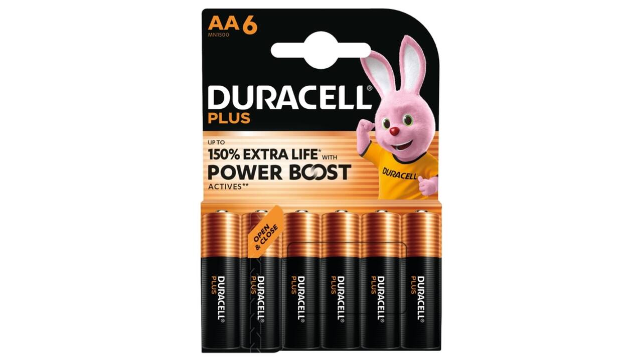 Batterij Duracell Plus Powerboost 6x AA