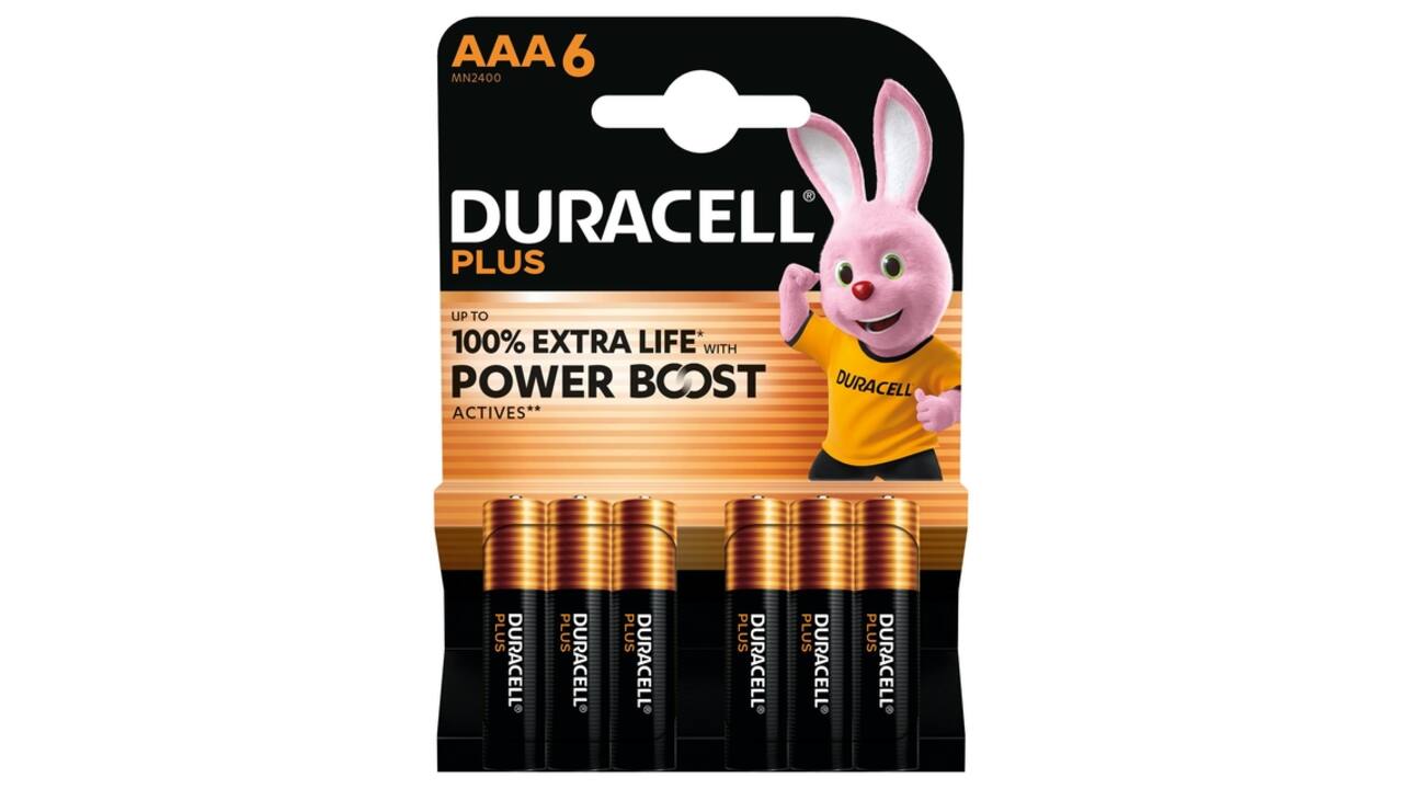 Batterij Duracell Plus Powerboost 6x AAA
