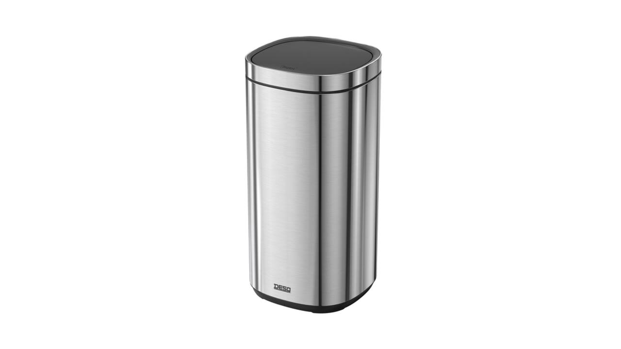 Afvalbak Desq Touch 30 liter RVS zilver