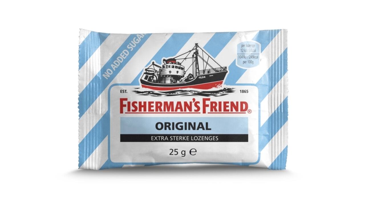 Keelpastilles Fisherman's Friend original extra sterk zak 25 gram