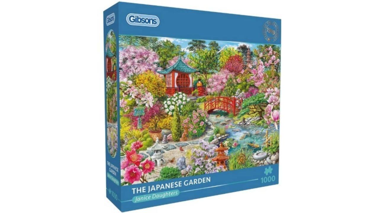Puzzel Gibsons Japanese Garden 1000 stukjes