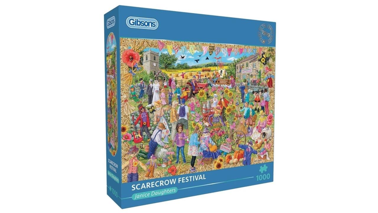 Puzzel Gibsons Scarecrow Festival 1000 stukjes